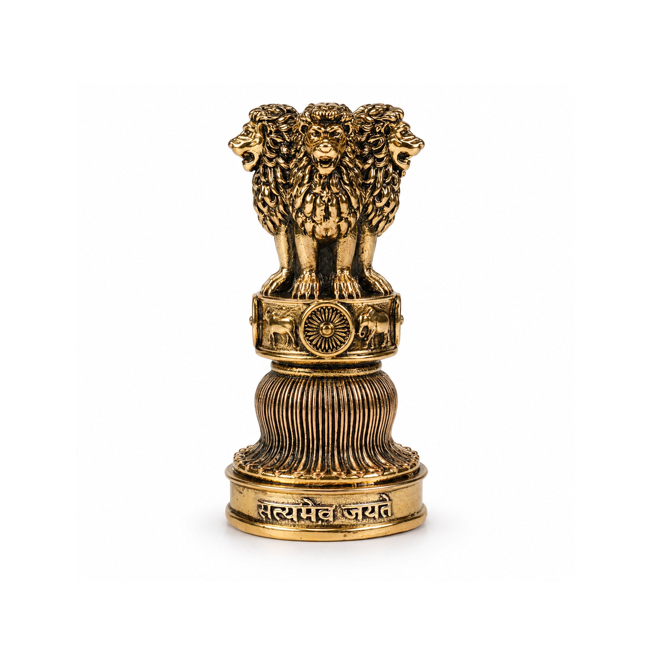 Ashok Stambh Brass Plated Artarium
